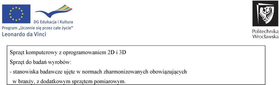 badawcze ujęte w normach zharmonizowanych