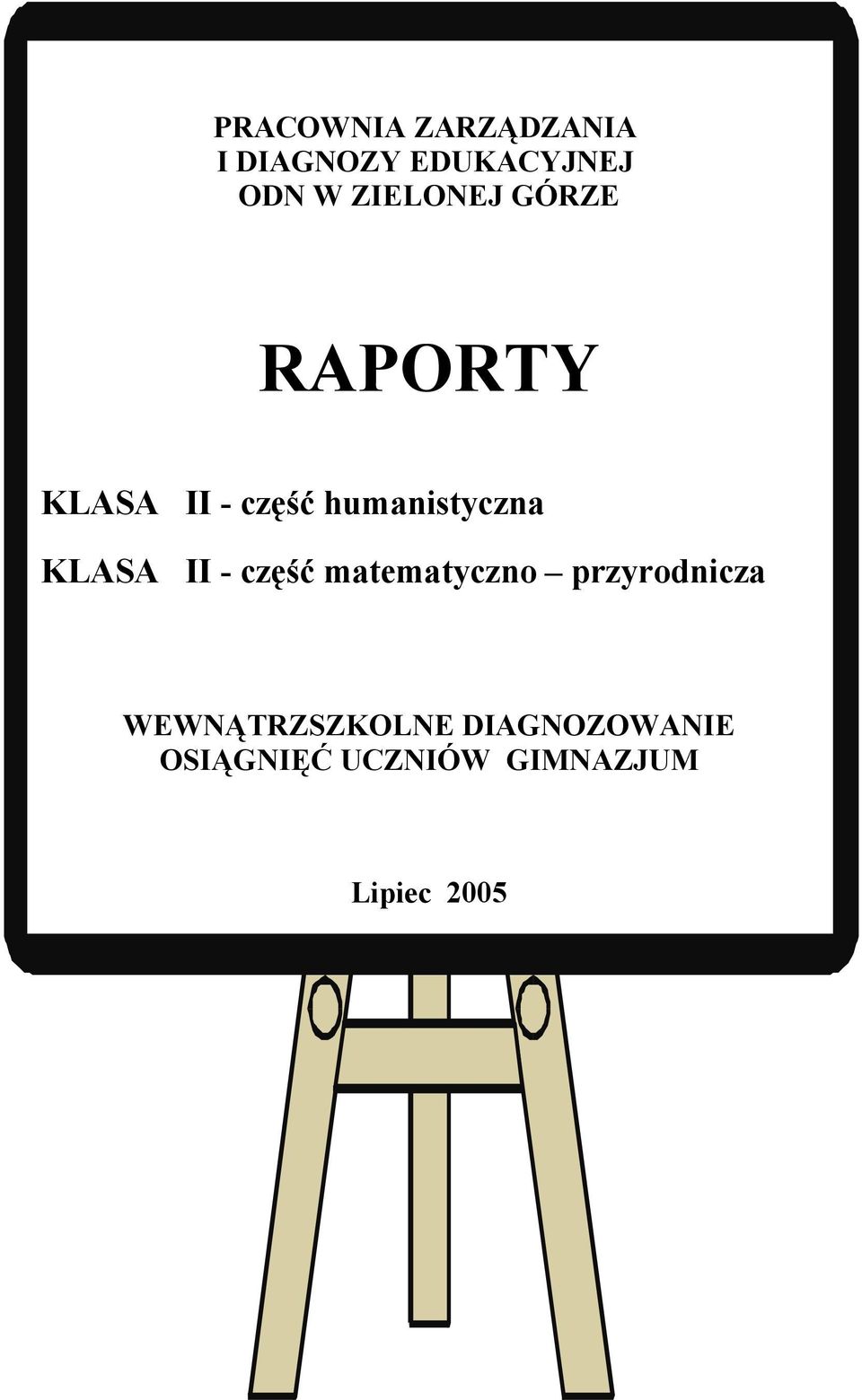 KLASA II - część matematyczno przyrodnicza