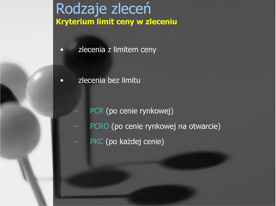 bez limitu PCR (po cenie rynkowej) PCRO (po