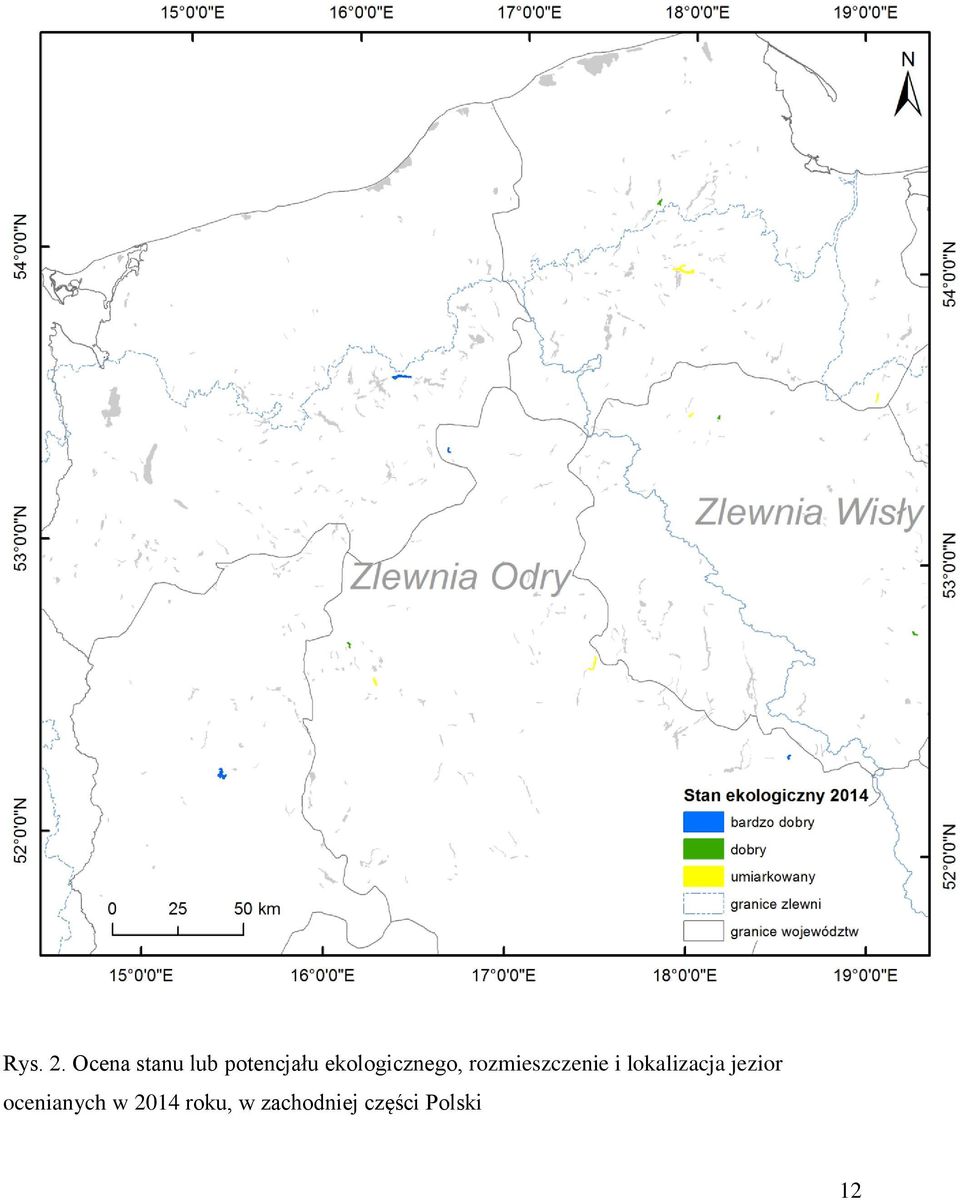 ekologicznego, rozmieszczenie i