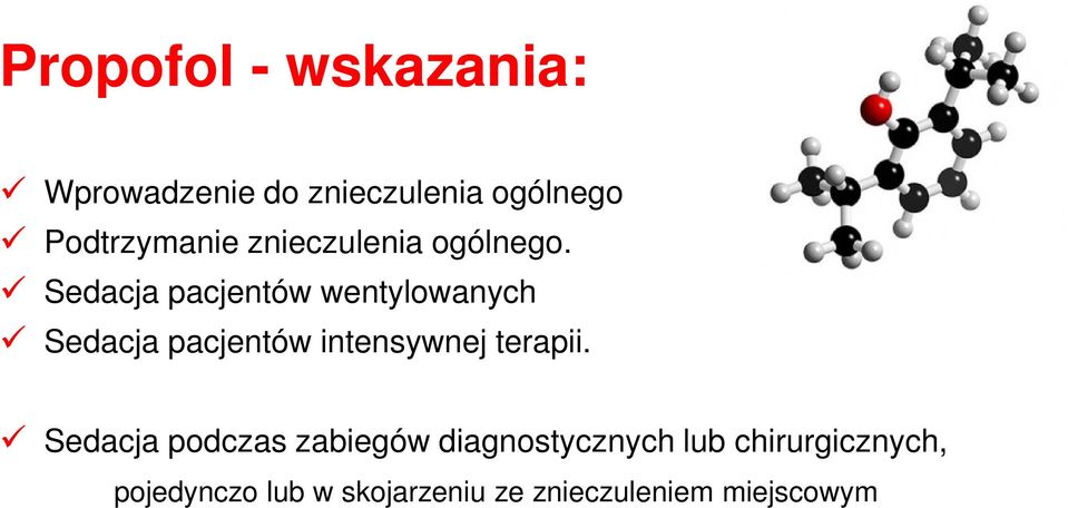 Sedacja pacjentów wentylowanych Sedacja pacjentów intensywnej terapii.