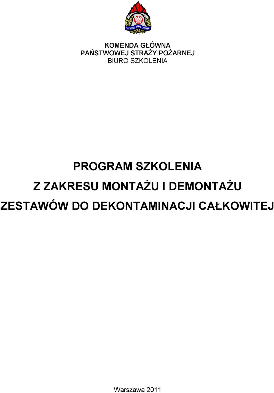 SZKOLENIA Z ZAKRESU MONTAŻU I DEMONTAŻU