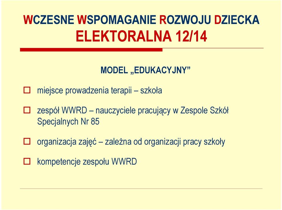 nauczyciele pracujący w Zespole Szkół Specjalnych Nr 85