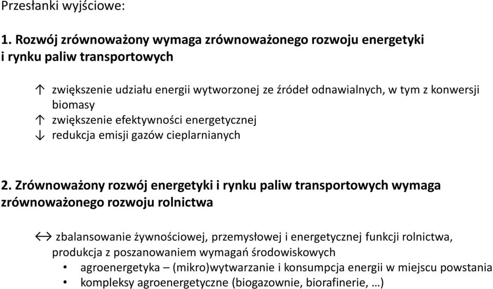 z konwersji biomasy zwiększenie efektywności energetycznej redukcja emisji gazów cieplarnianych 2.