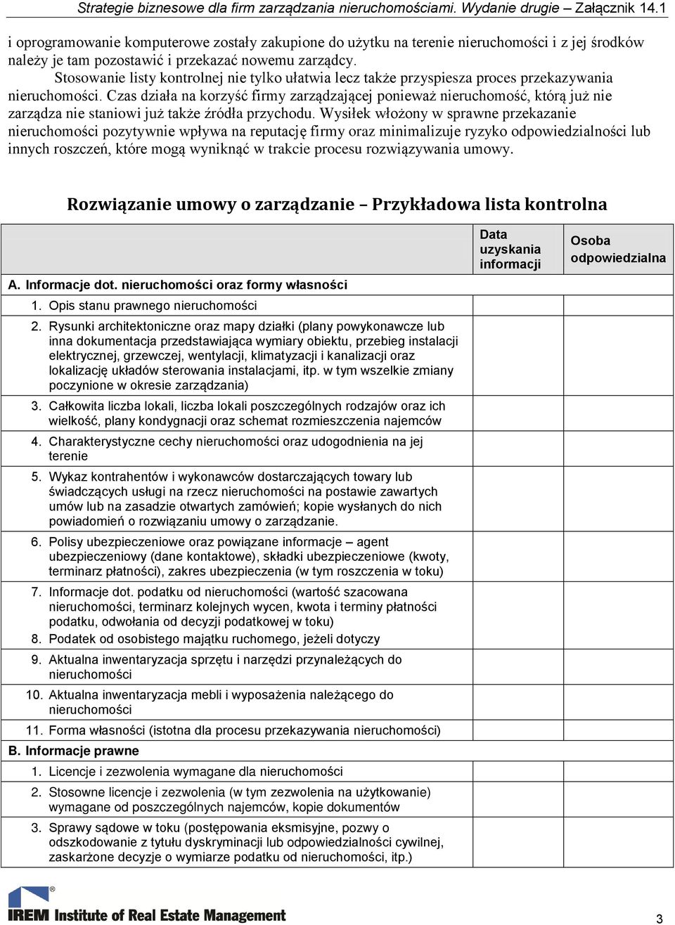 Czas działa na korzyść firmy zarządzającej ponieważ nieruchomość, którą już nie zarządza nie staniowi już także źródła przychodu.