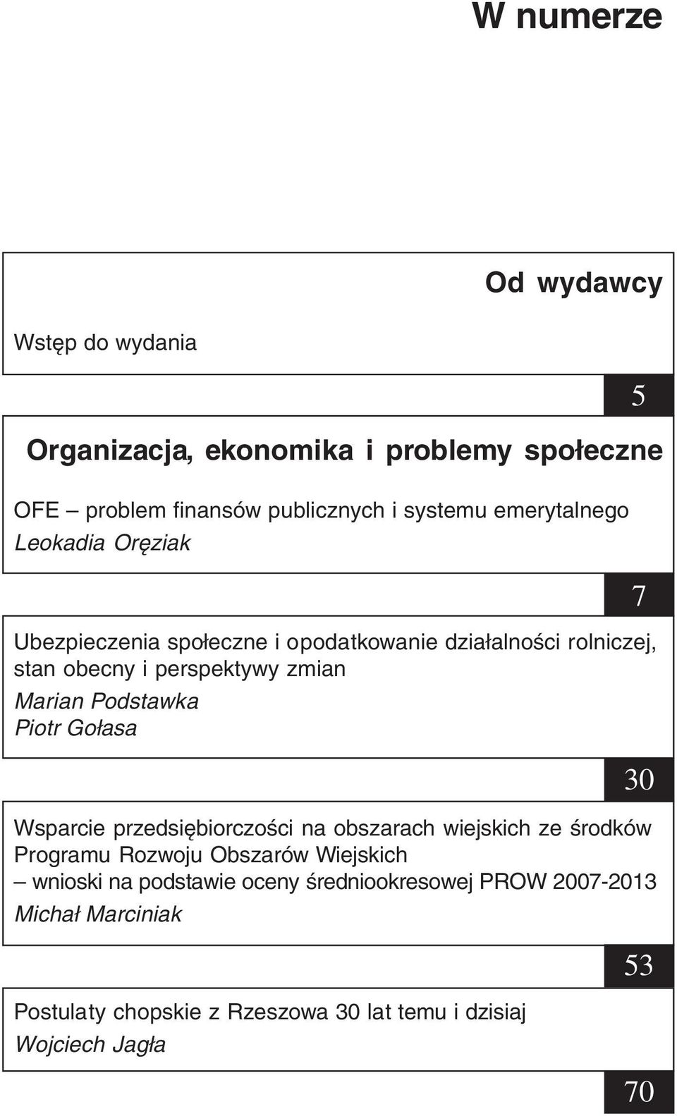 Podstawka Piotr Gołasa Wsparcie przedsiębiorczości na obszarach wiejskich ze środków Programu Rozwoju Obszarów Wiejskich wnioski na