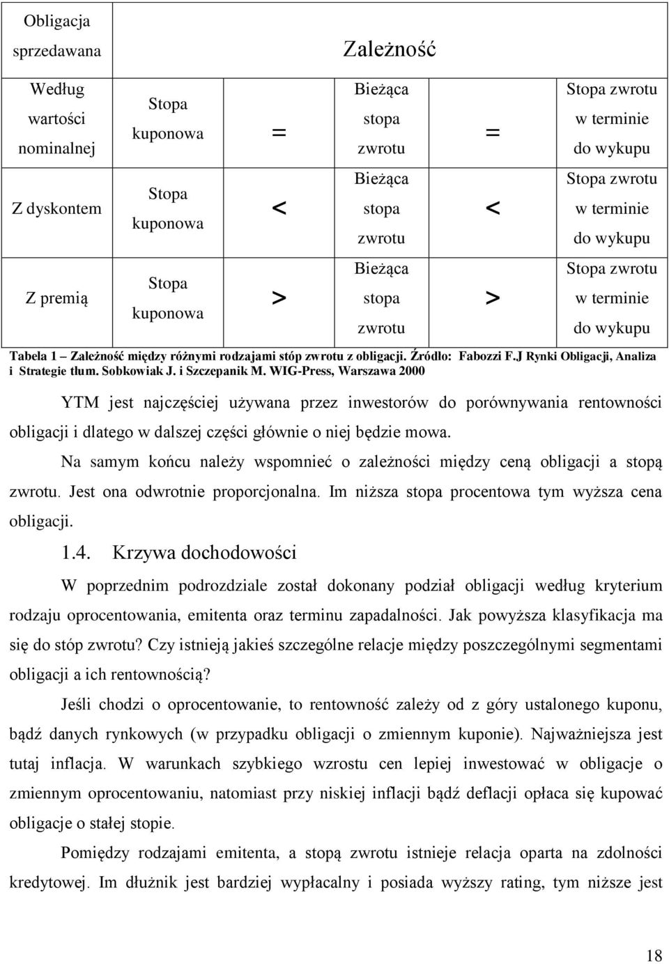 J Rynki Obligacji, Analiza i Strategie tłum. Sobkowiak J. i Szczepanik M.