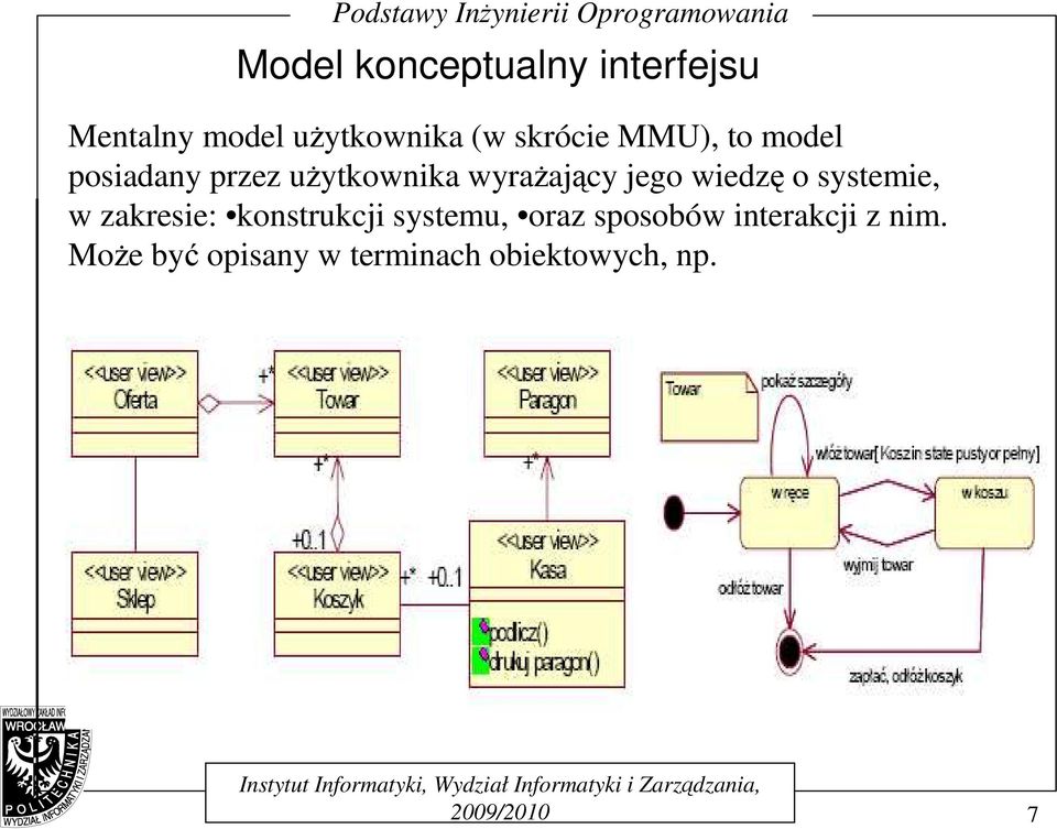 wiedzę o systemie, w zakresie: konstrukcji systemu, oraz sposobów