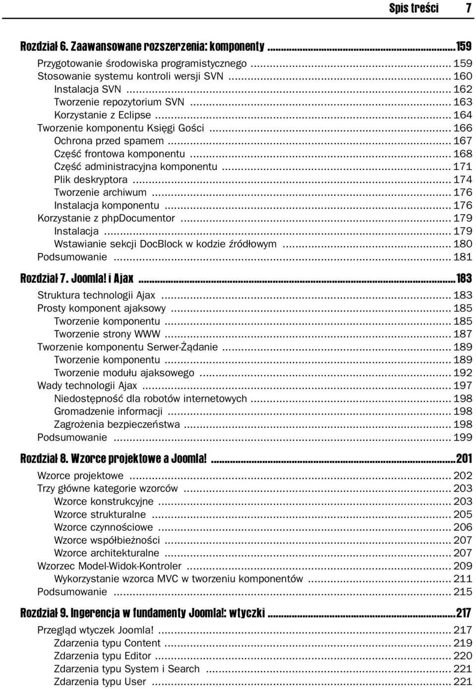 .. 171 Plik deskryptora... 174 Tworzenie archiwum... 176 Instalacja komponentu... 176 Korzystanie z phpdocumentor... 179 Instalacja... 179 Wstawianie sekcji DocBlock w kodzie ród owym.