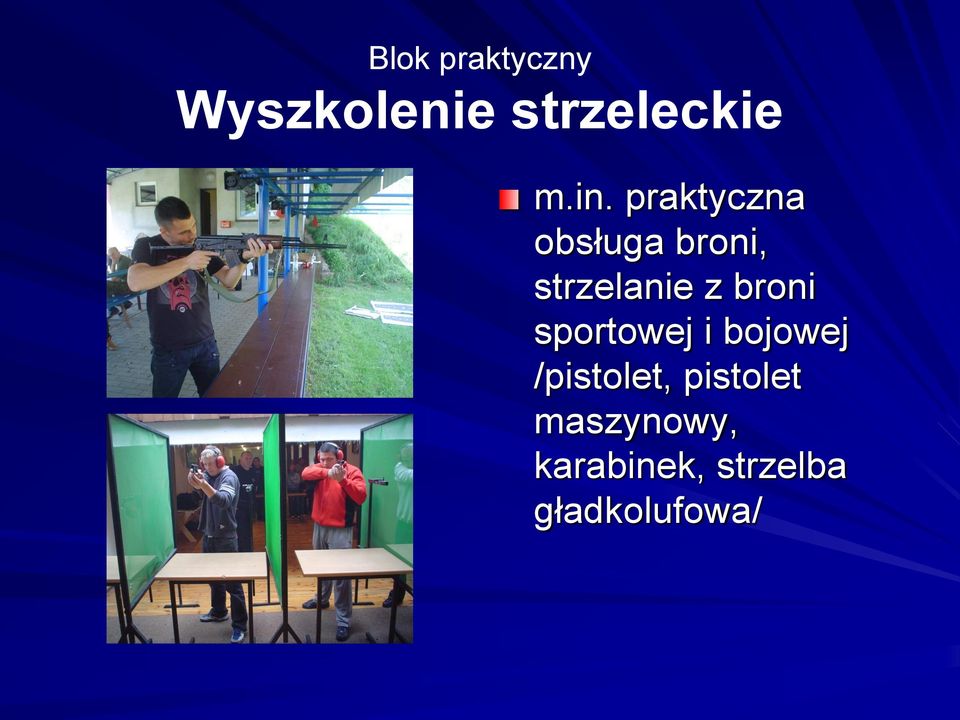 broni sportowej i bojowej /pistolet,