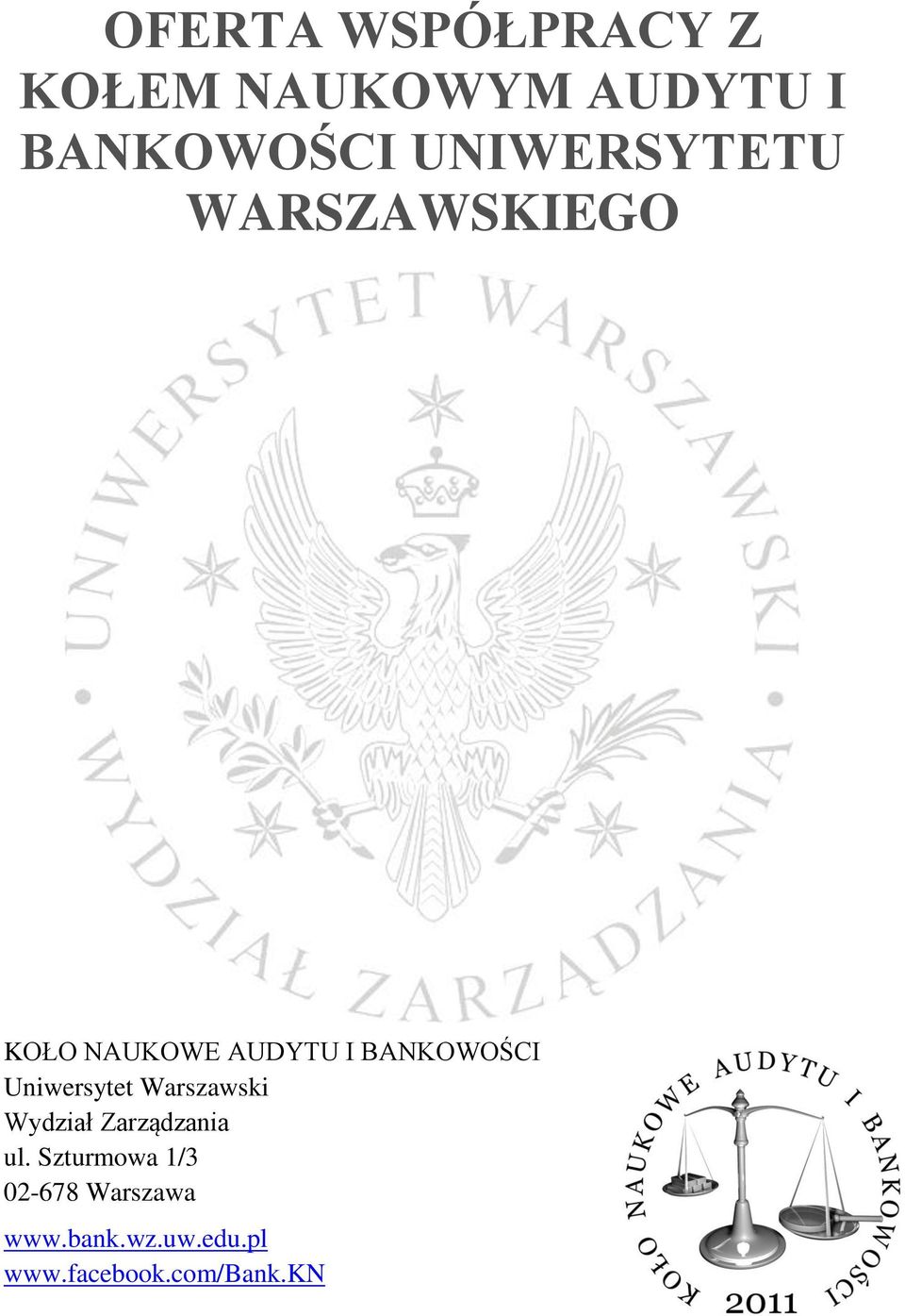 Uniwersytet Warszawski Wydział Zarządzania ul.