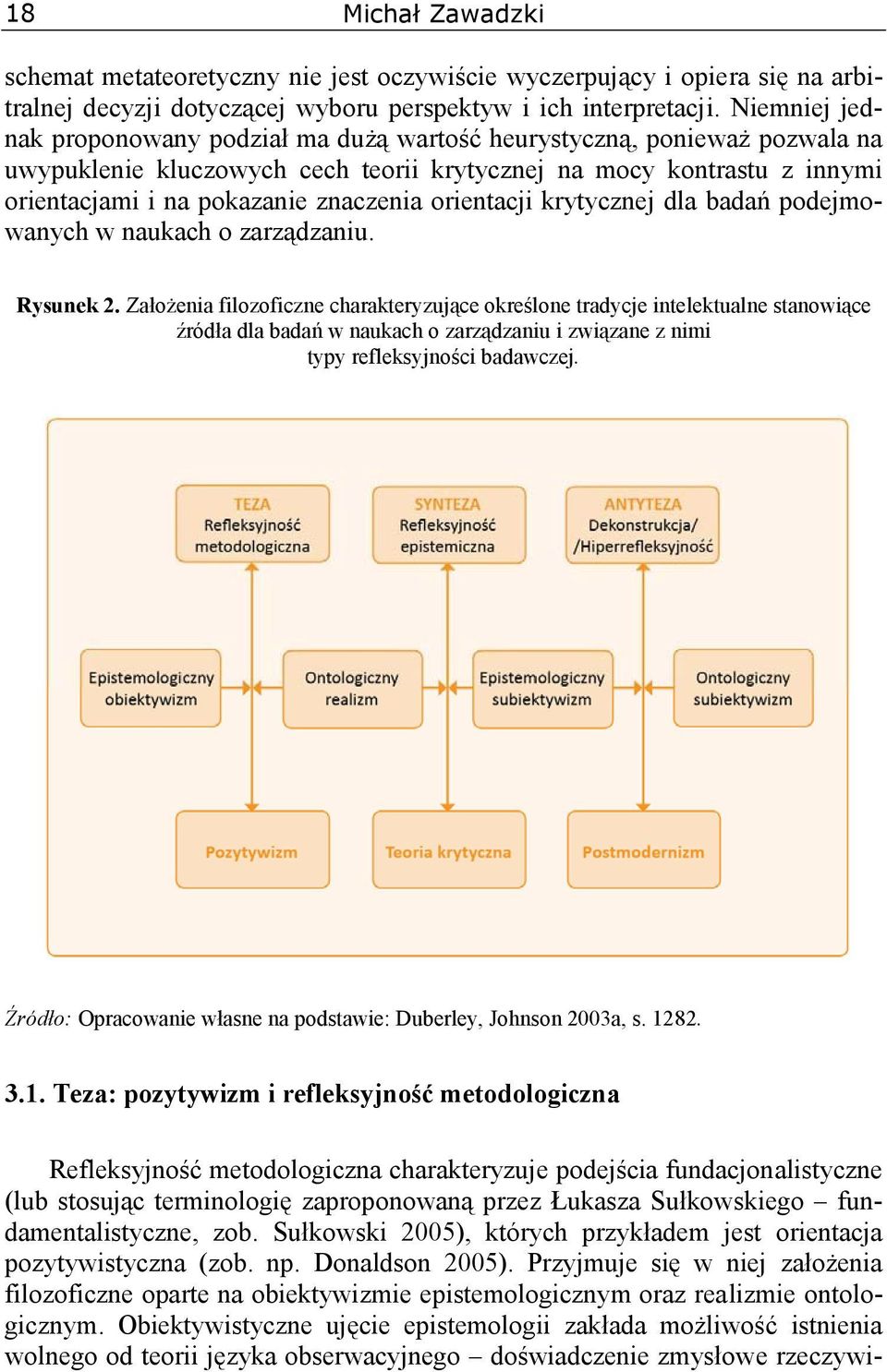 orientacji krytycznej dla badań podejmowanych w naukach o zarządzaniu. Rysunek 2.