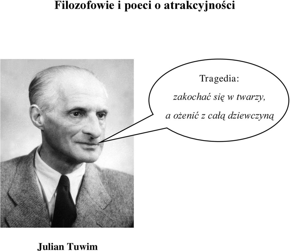 zakochać się w twarzy, a