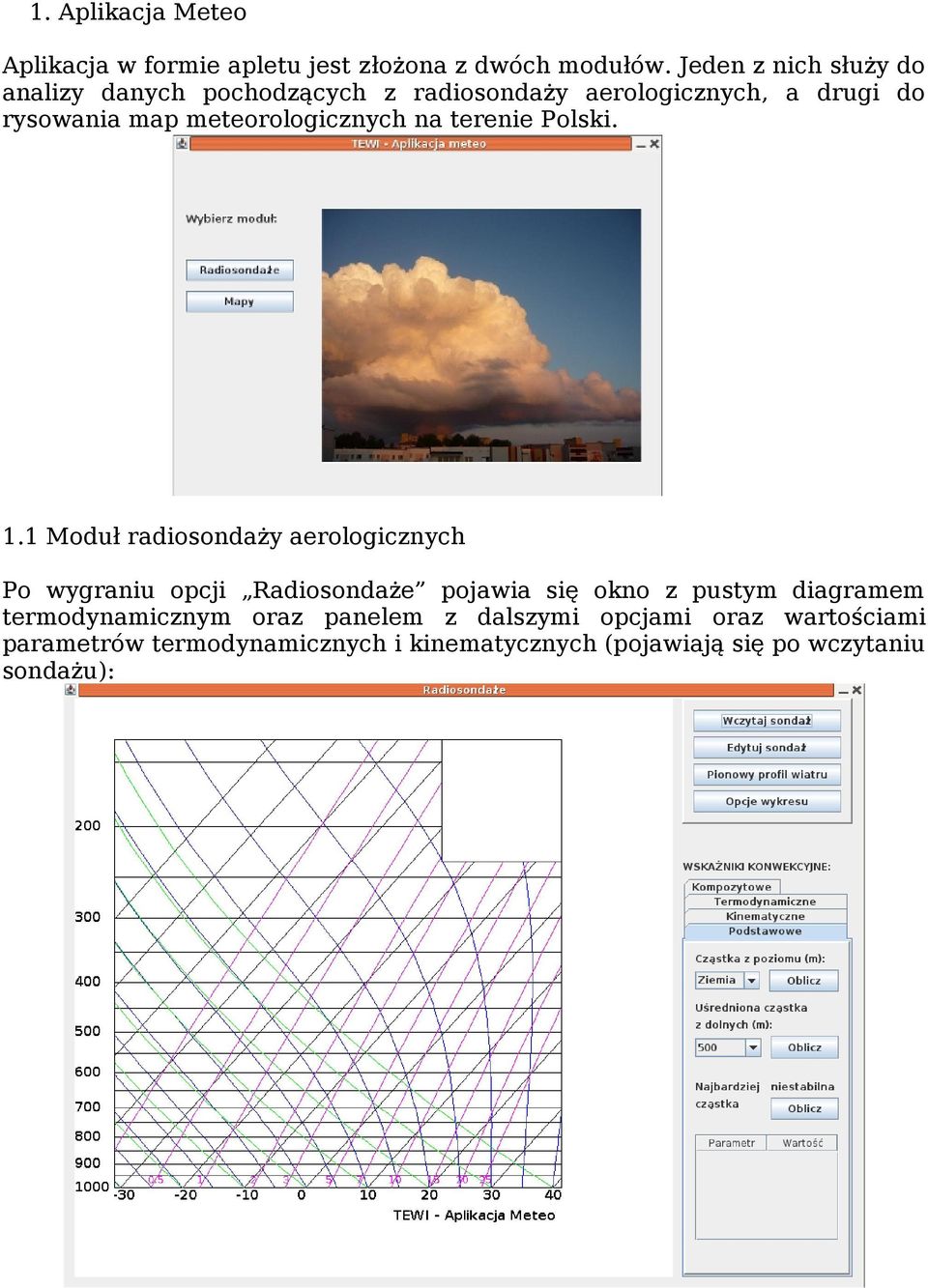 meteorologicznych na terenie Polski. 1.