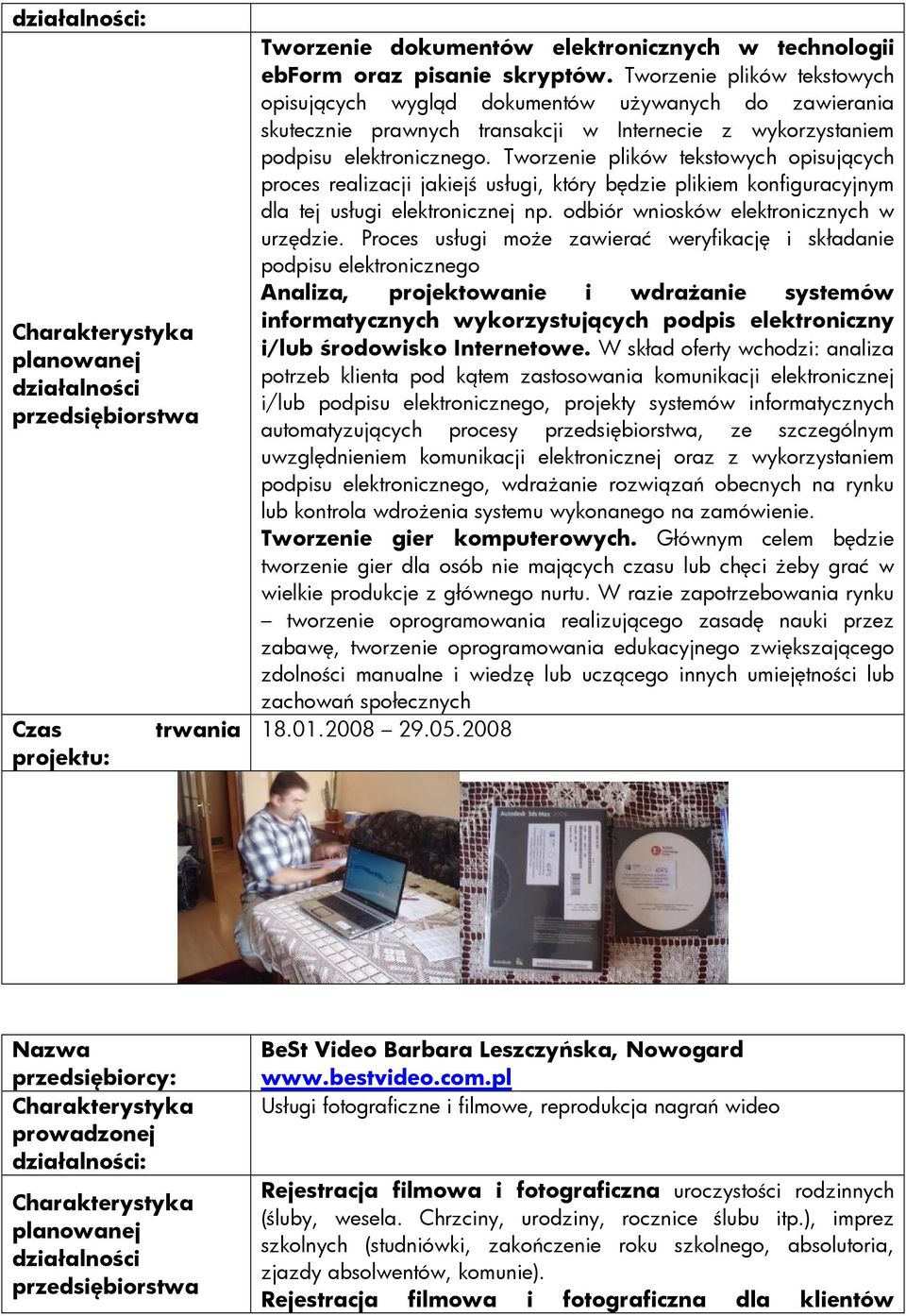 Tworzenie plików tekstowych opisujących proces realizacji jakiejś usługi, który będzie plikiem konfiguracyjnym dla tej usługi elektronicznej np. odbiór wniosków elektronicznych w urzędzie.