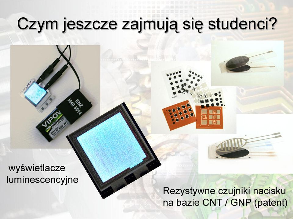 wyświetlacze luminescencyjne
