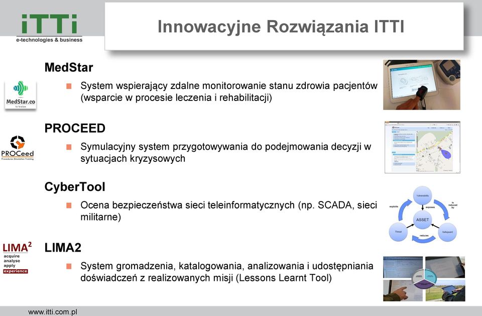 podejmowania decyzji w sytuacjach kryzysowych Ocena bezpieczeństwa sieci teleinformatycznych (np.