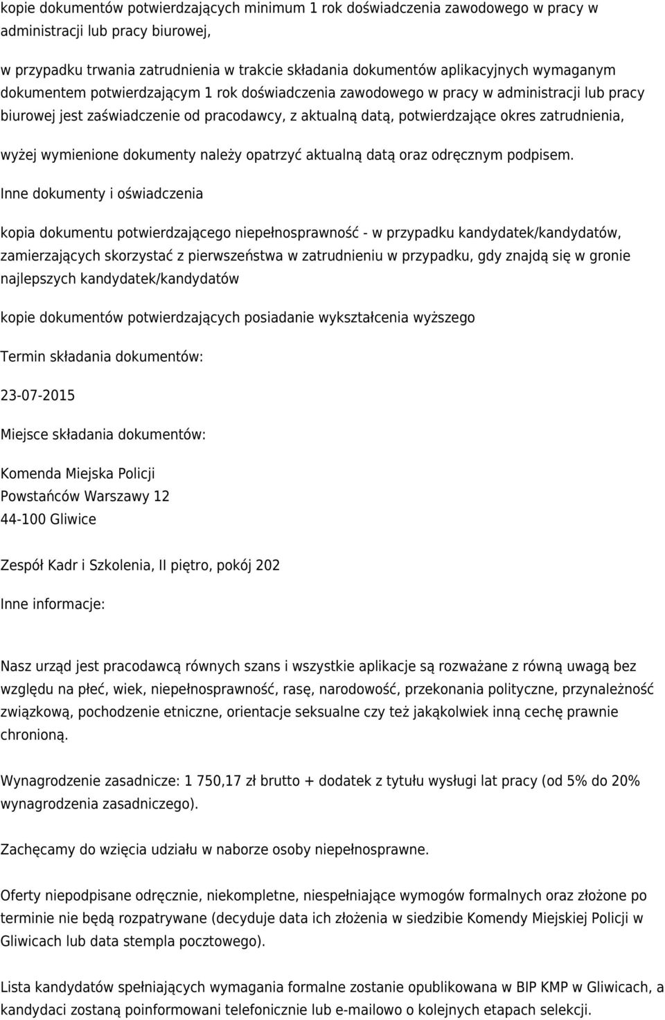 wyżej wymienione dokumenty należy opatrzyć aktualną datą oraz odręcznym podpisem.