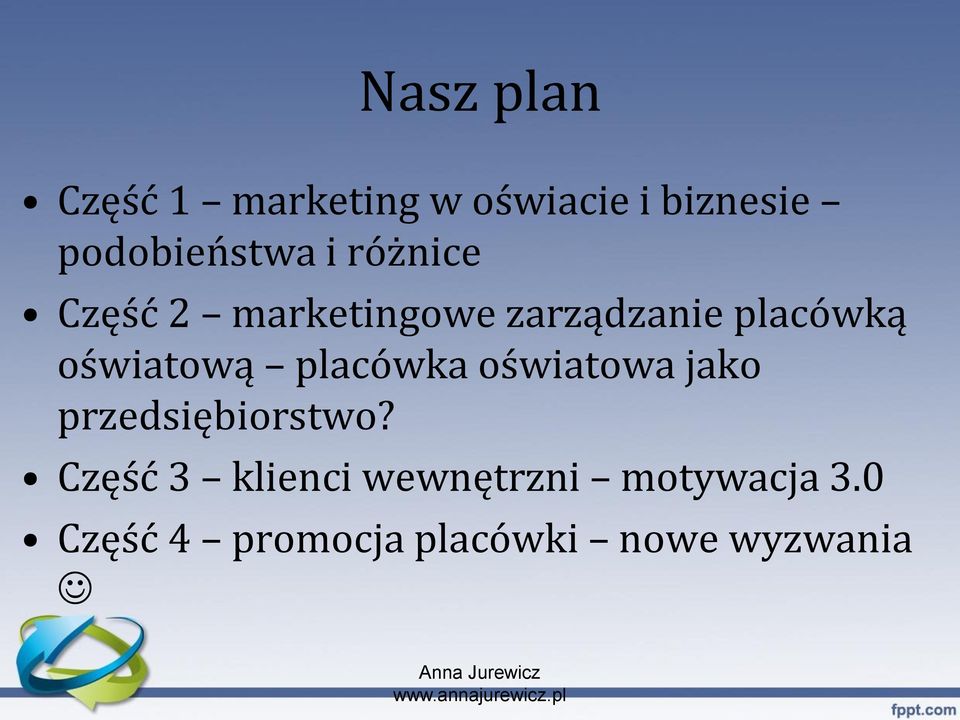 placówką oświatową placówka oświatowa jako przedsiębiorstwo?