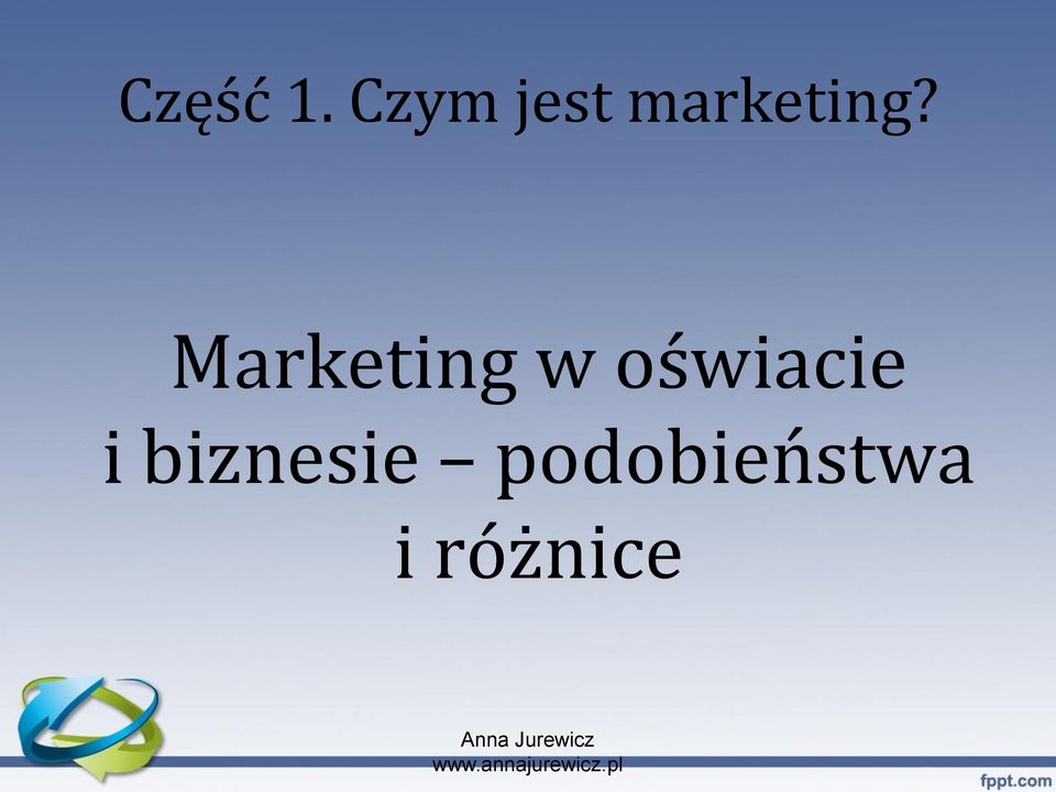 Marketing w oświacie