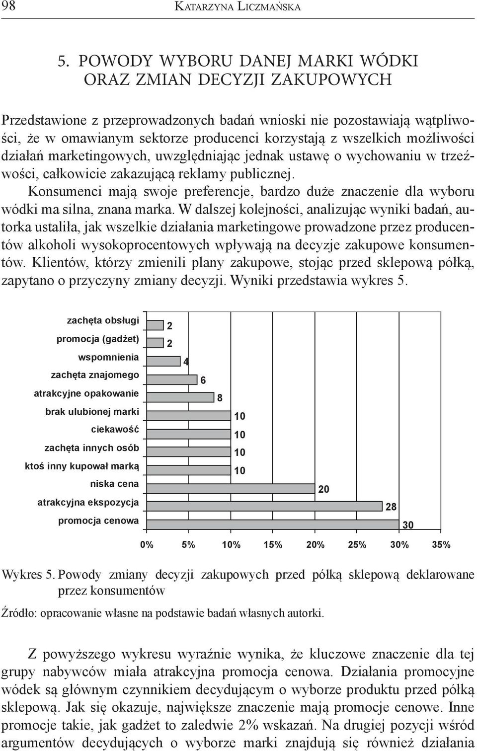 możliwości działań marketingowych, uwzględniając jednak ustawę o wychowaniu w trzeźwości, całkowicie zakazującą reklamy publicznej.