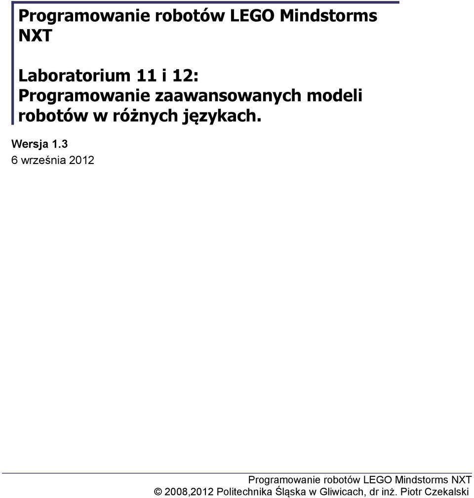 Programowanie zaawansowanych modeli