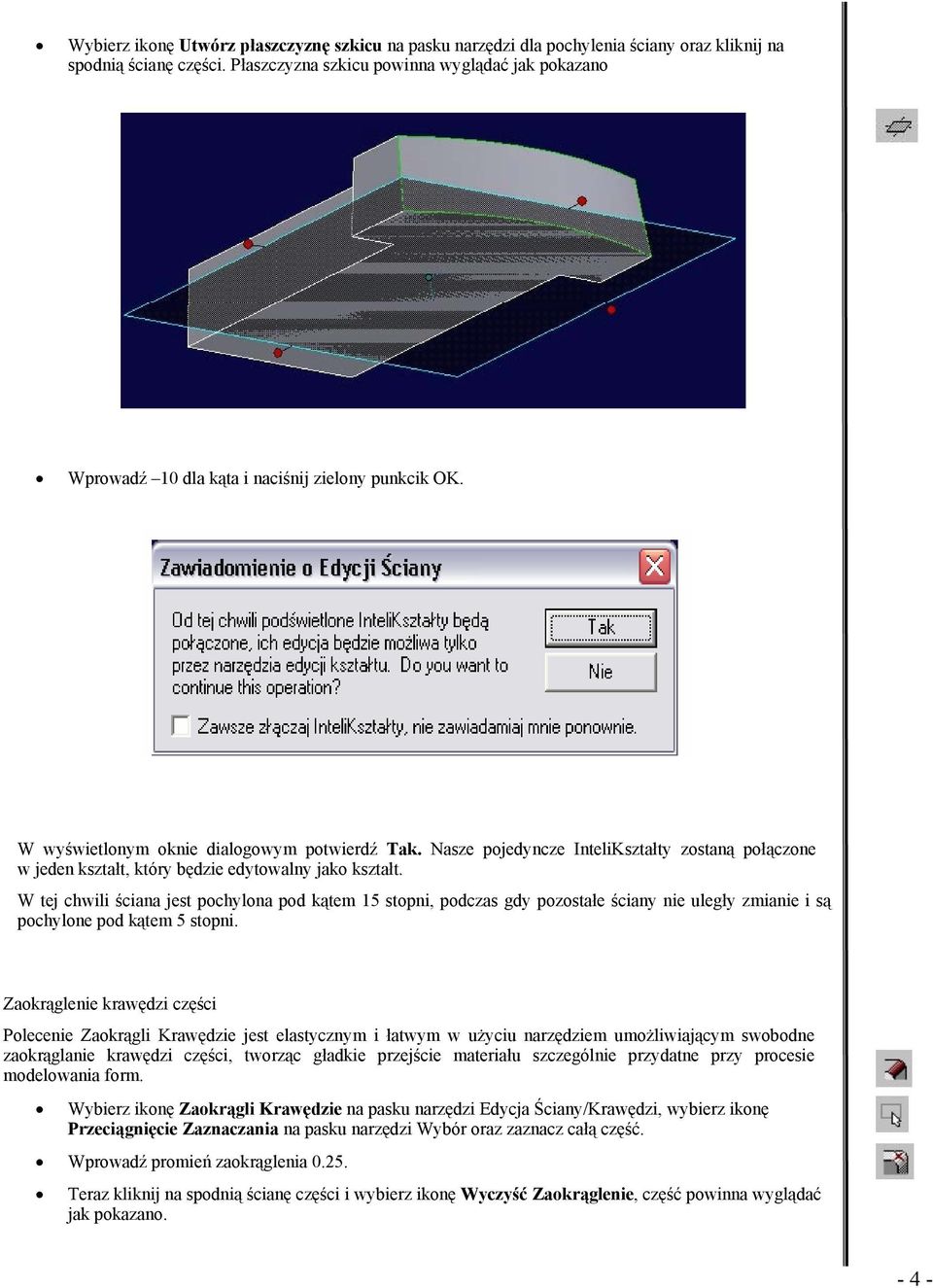 Nasze pojedyncze InteliKształty zostaną połączone w jeden kształt, który będzie edytowalny jako kształt.