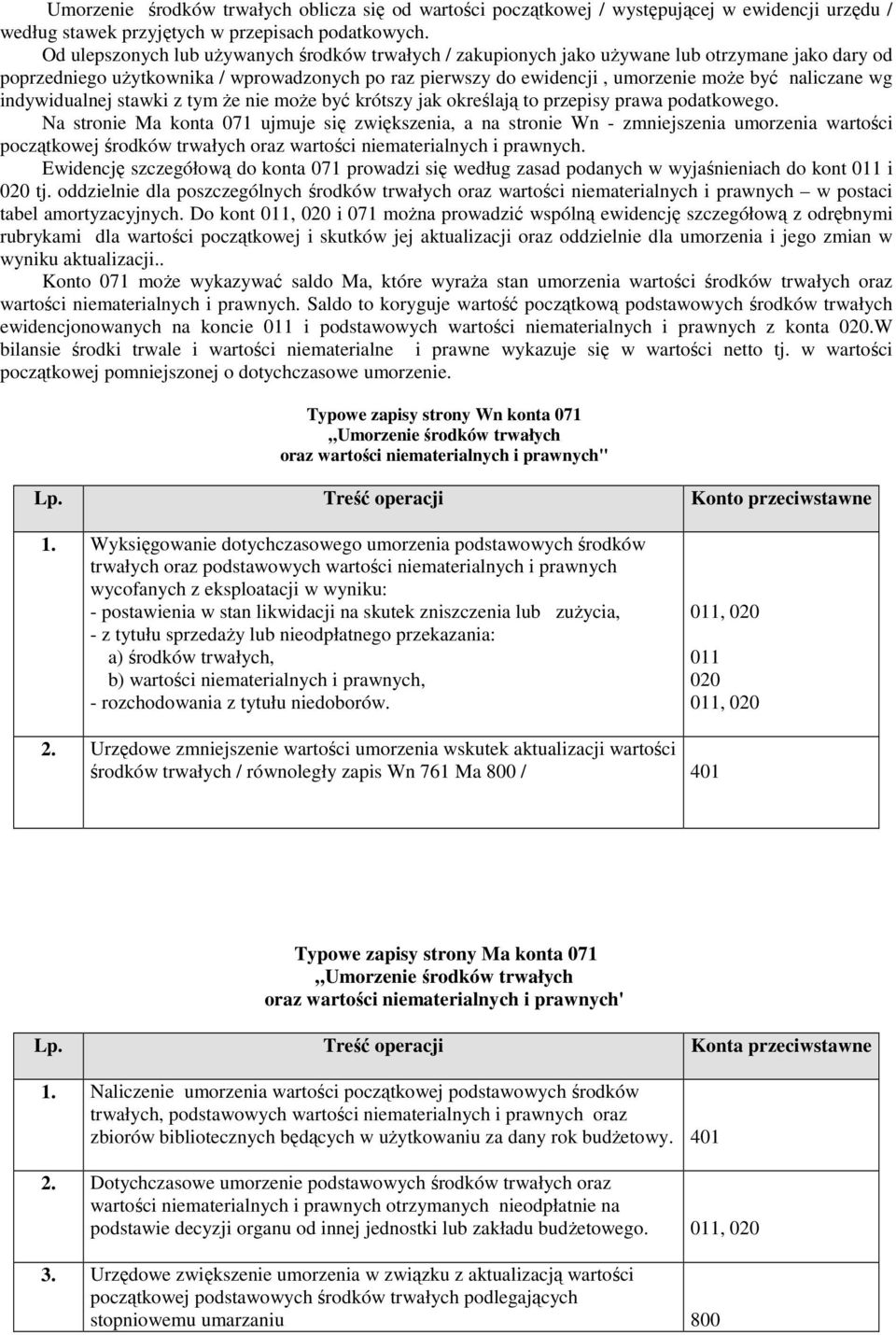 wg indywidualnej stawki z tym że nie może być krótszy jak określają to przepisy prawa podatkowego.