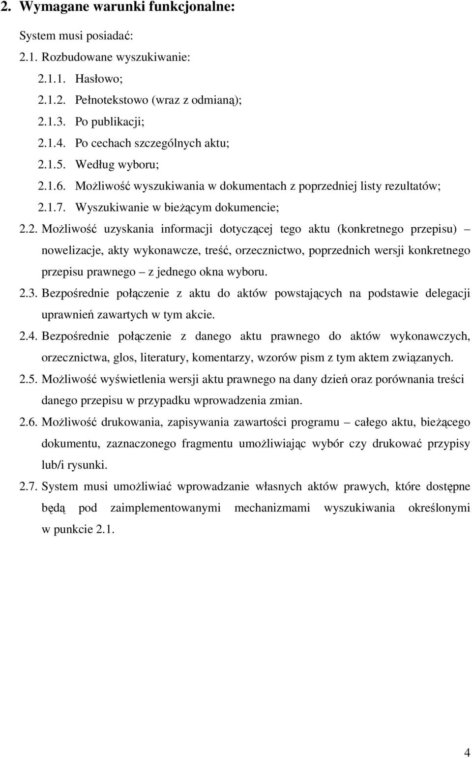 1.5. Według wyboru; 2.