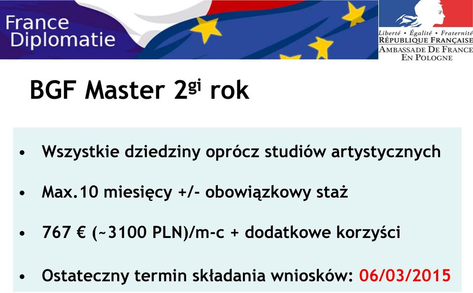 10 miesięcy +/- obowiązkowy staż 767 (~3100