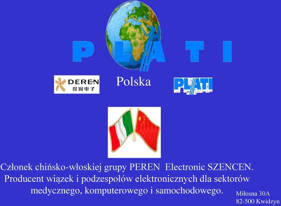 Producent wiązek i podzespołów elektronicznych