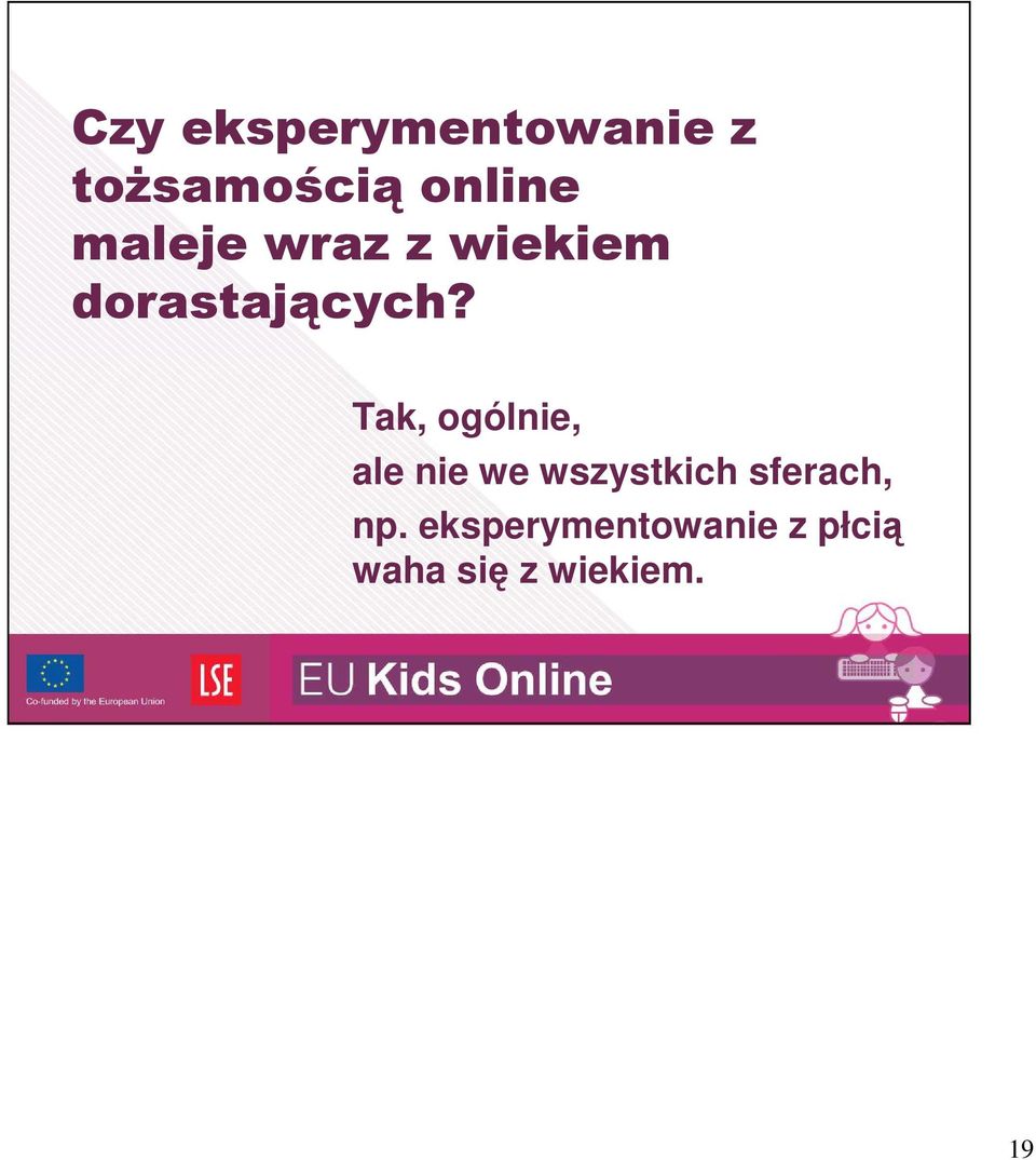 Tak, ogólnie, ale nie we wszystkich sferach,