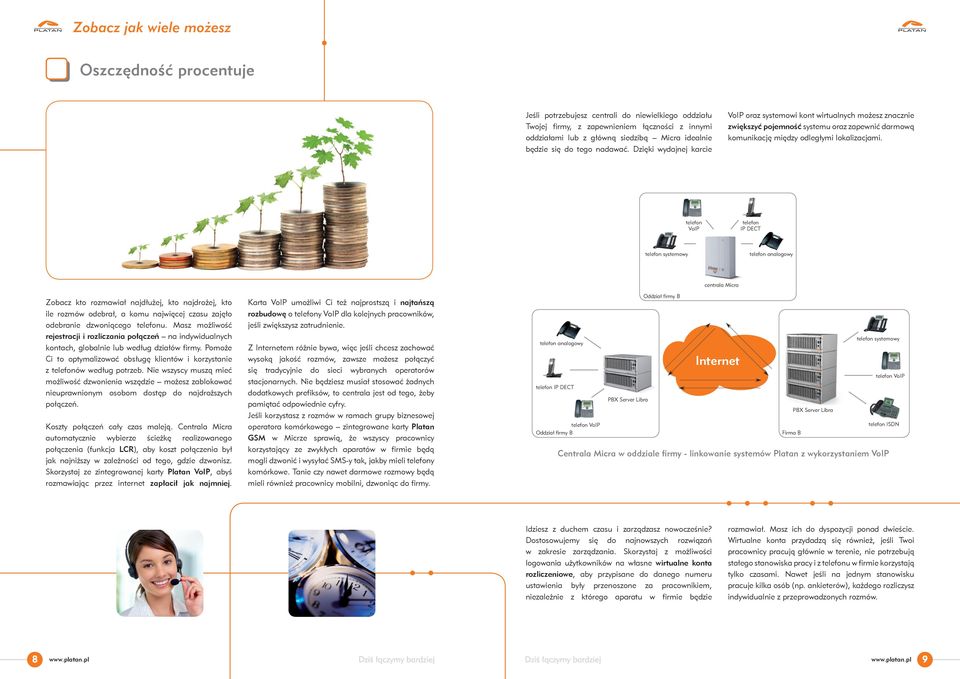 VoIP IP DECT systemowy analogowy Zobacz kto rozmawiał najdłużej, kto najdrożej, kto ile rozmów odebrał, a komu najwięcej czasu zajęło odebranie dzwoniącego u.