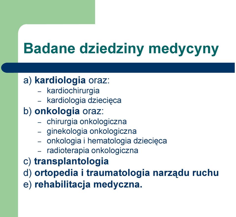 onkologiczna onkologia i hematologia dziecięca radioterapia onkologiczna c)