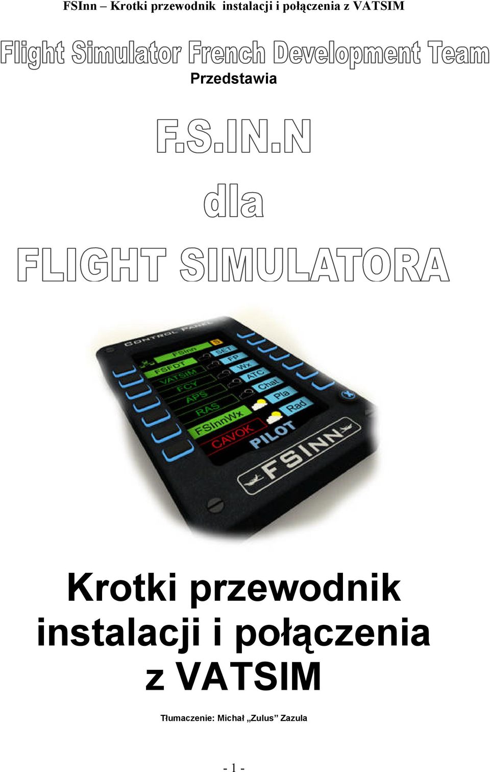 połączenia z VATSIM