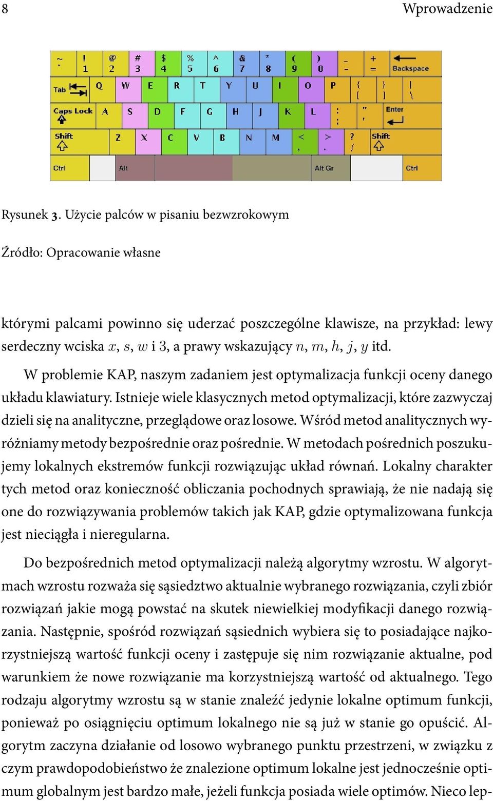 j, y itd. W problemie KAP, naszym zadaniem jest optymalizacja funkcji oceny danego układu klawiatury.