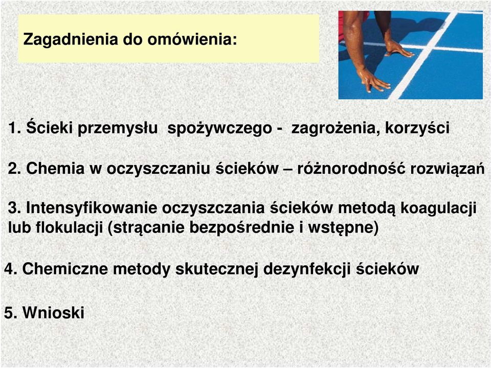 Chemia w oczyszczaniu ścieków różnorodność rozwiązań 3.