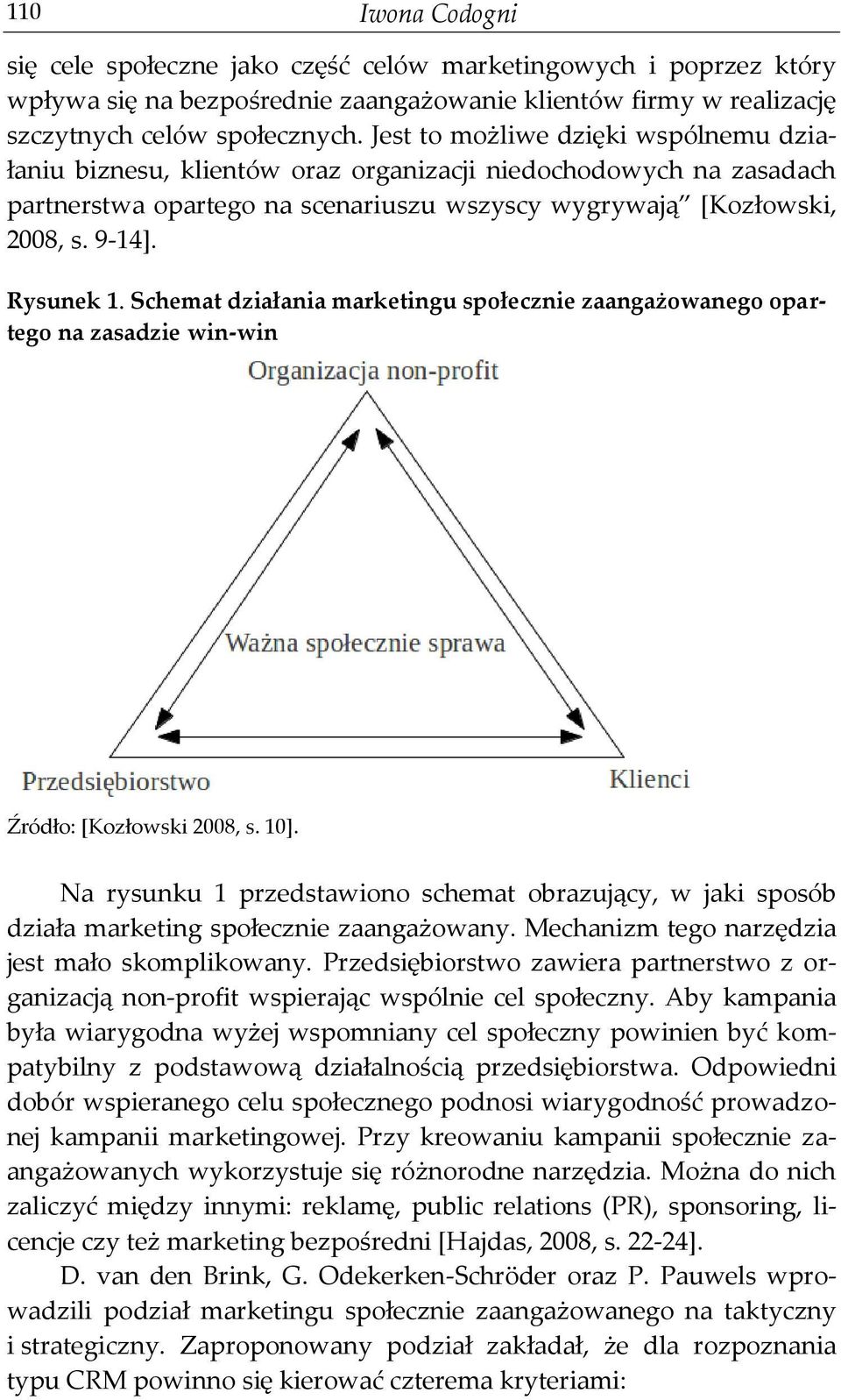 Schemat działania marketingu społecznie zaangażowanego opartego na zasadzie win-win Źródło: [Kozłowski 2008, s. 10].