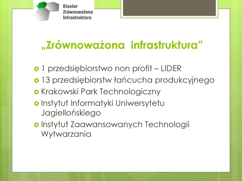 Park Technologiczny Instytut Informatyki Uniwersytetu