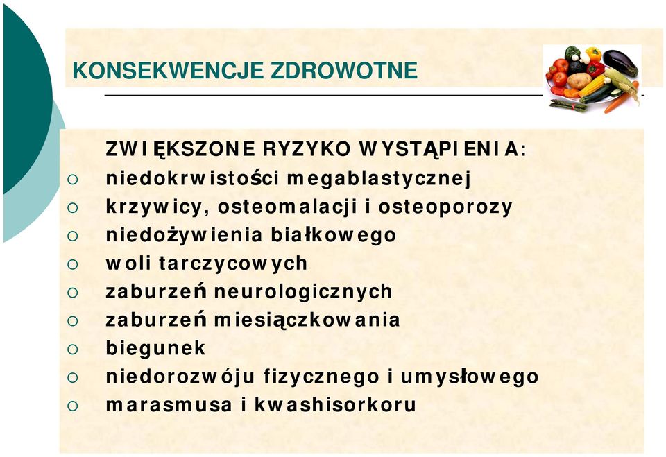 kowego woli tarczycowych zaburze neurologicznych zaburze miesi