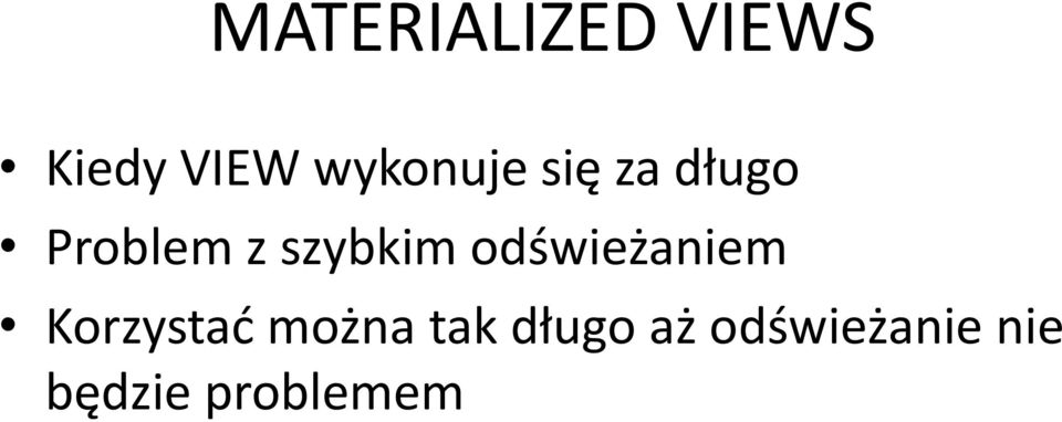 szybkim odświeżaniem Korzystać