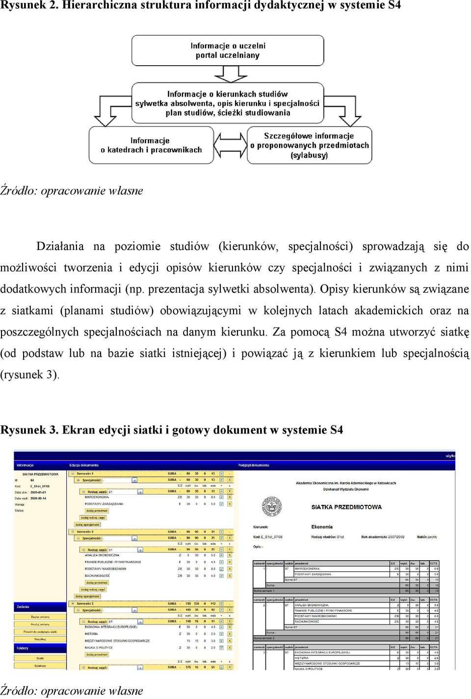 tworzenia i edycji opisów kierunków czy specjalności i związanych z nimi dodatkowych informacji (np. prezentacja sylwetki absolwenta).