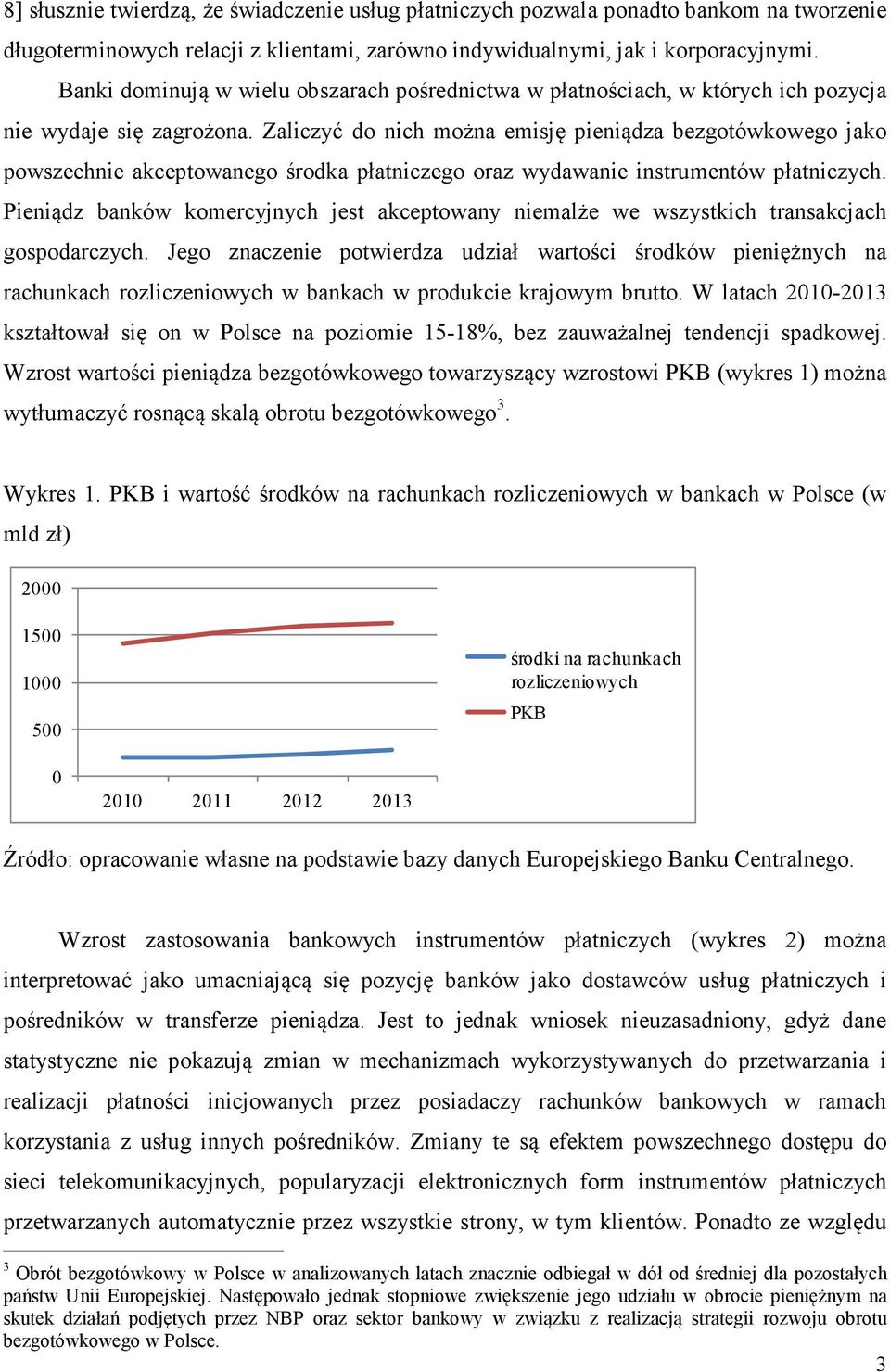 Zaliczyć do nich można emisję pieniądza bezgotówkowego jako powszechnie akceptowanego środka płatniczego oraz wydawanie instrumentów płatniczych.