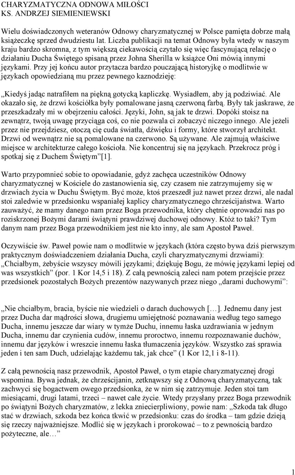 książce Oni mówią innymi językami.