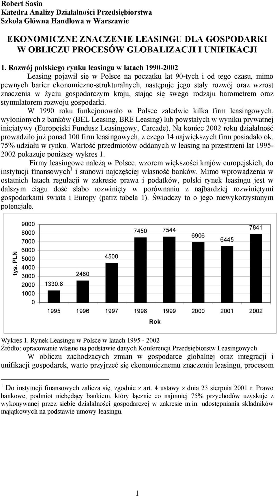 oraz wzrost znaczenia w życiu gospodarczym kraju, stając się swego rodzaju barometrem oraz stymulatorem rozwoju gospodarki.