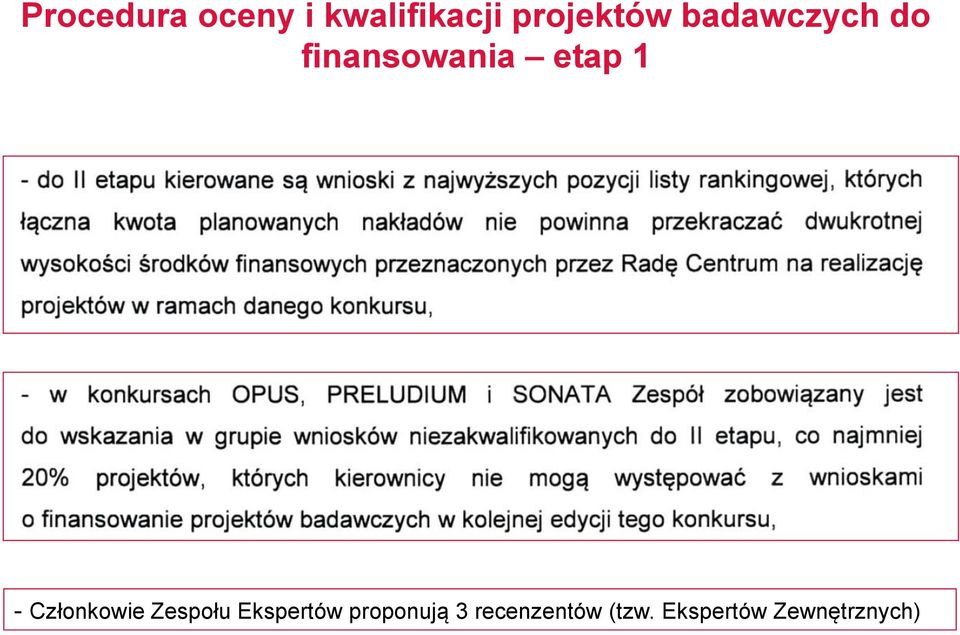 etap 1 - Członkowie Zespołu Ekspertów