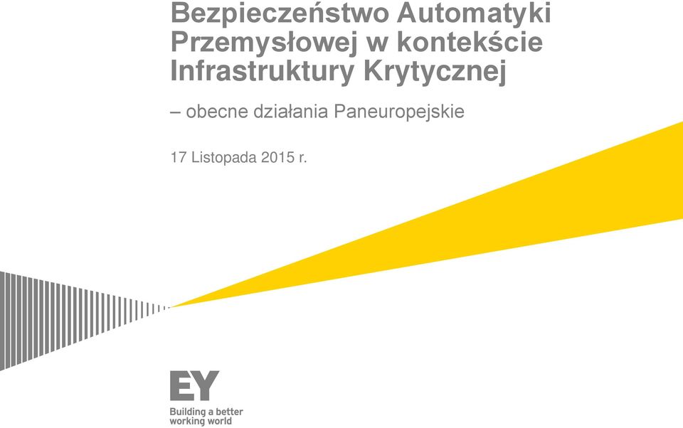 Infrastruktury Krytycznej obecne