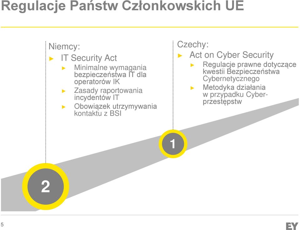 utrzymywania kontaktu z BSI Czechy: Act on Cyber Security Regulacje prawne