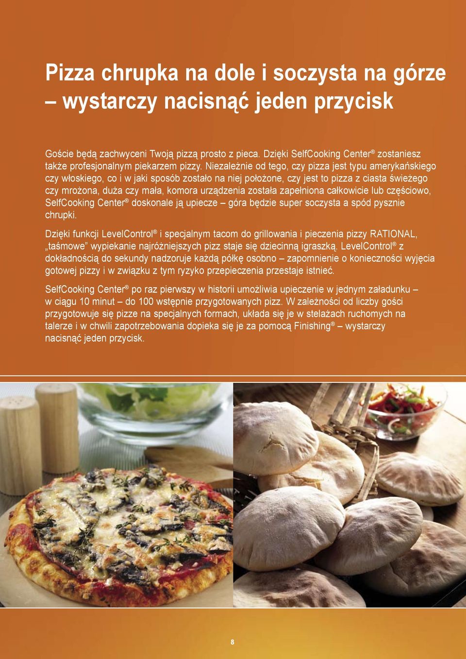 Niezależnie od tego, czy pizza jest typu amerykańskiego czy włoskiego, co i w jaki sposób zostało na niej położone, czy jest to pizza z ciasta świeżego czy mrożona, duża czy mała, komora urządzenia