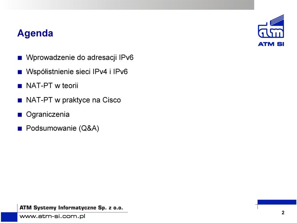 IPv6 NAT-PT w teorii NAT-PT w